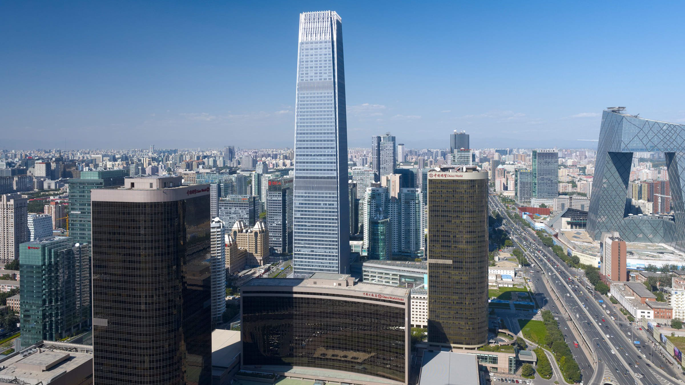 World cn. Китайский Всемирный торговый центр Пекин. China World trade Center Tower 3. Пекин небоскребы. Чайна-Цзунь (528 м). Пекин, Китай.